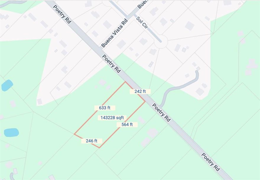 Motivated Seller!  Great Location for you to build your New Home on this 3.7 acres, easy access to Interstate 30 this provides a natural, potentially private setting; lot of trees , black top all weather road.