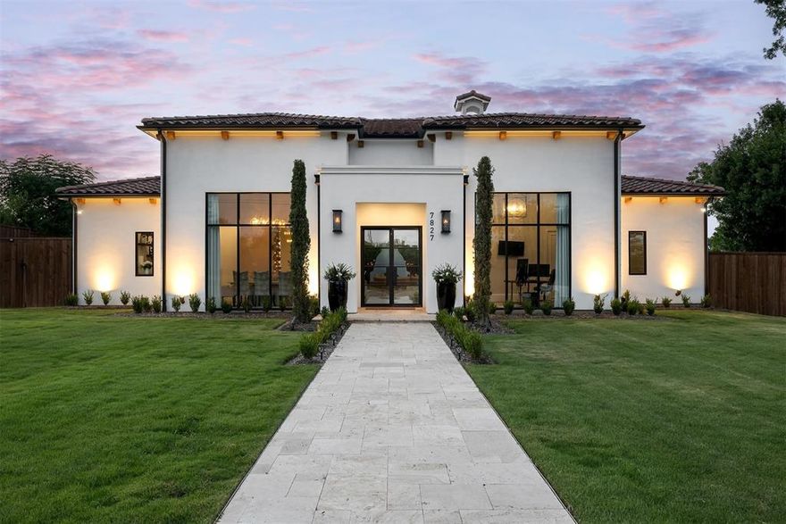 Custom designed sought-after Preston Hollow 3 bedroom, 3 bath a transitional gem. This remarkable home showcases a captivating grand foyer, an open floorplan, and ample natural light that gracefully embraces the pool and outdoor living area. The primary suite is a sanctuary featuring an expansive bath and a custom walk-in closet. Kitchen is equipped with top-of-the-line appliances, complemented by elegant counter tops, a spacious island, that opens up to  a cozy family room. You'll find two well-appointed bedrooms. Indulge in seamless entertainment with a fantastic indoor-outdoor flow, highlighted by a covered porch and a charming outdoor living space complete with a grill and an inviting pool. This exceptional property promises an enchanting lifestyle for those who seek luxury and comfort at its finest.