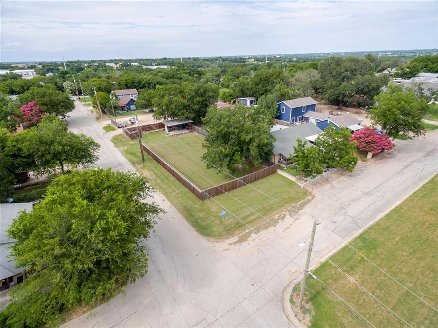Welcome to this fully fenced blank canvas corner lot in Weatherford, TX. Zoned One-Family Residential (R1) which allows you to build a single-family residential detached home and compatible accessory use structures. City utilities available at the street. Come build your dream home!