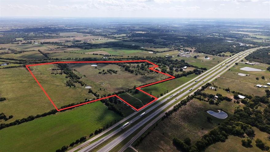 Tremendous opportunity for a large tract of land with frontage on I-30. Possible uses could be a private ranch or estate, a residential development, entertainment and recreation, distribution or many other possible uses. Property is generally level with a couple of ponds or tanks. There is a seasonal creek on the southern boundary of the property. There are also 2 water meters. This would also be a great 1031 exchange property. Come out and visit. Own a piece of Texas today. The property is being sold at land value though the home could be rented or occupied.