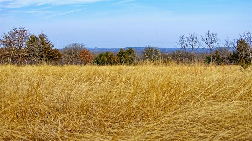 Whether you’re looking for a place to build your dream home, a weekend getaway, or a private hunting camp, this property could be exactly what you’ve been searching for. This 33.812-acre tract is located just 7 miles from Saint Jo on FM 3206 and offers a blend of open pasture and brushy areas ideal for wildlife. The property features a water well, paved road frontage, stunning views, and large mature trees that add both shade and character. With abundant natural beauty and versatility, this property is one you need to see in person to truly appreciate all it has to offer.
     Saint Jo is a charming and historic North Texas town known for its small-town atmosphere, rich heritage, and scenic surroundings. Attractions include a walkable downtown square with local shops and dining, historic architecture, community events, and a welcoming feel. The area is also popular for its nearby wineries, rolling countryside, and access to outdoor recreation such as hunting, hiking, and wildlife viewing in the beautiful North Texas Hill Country.