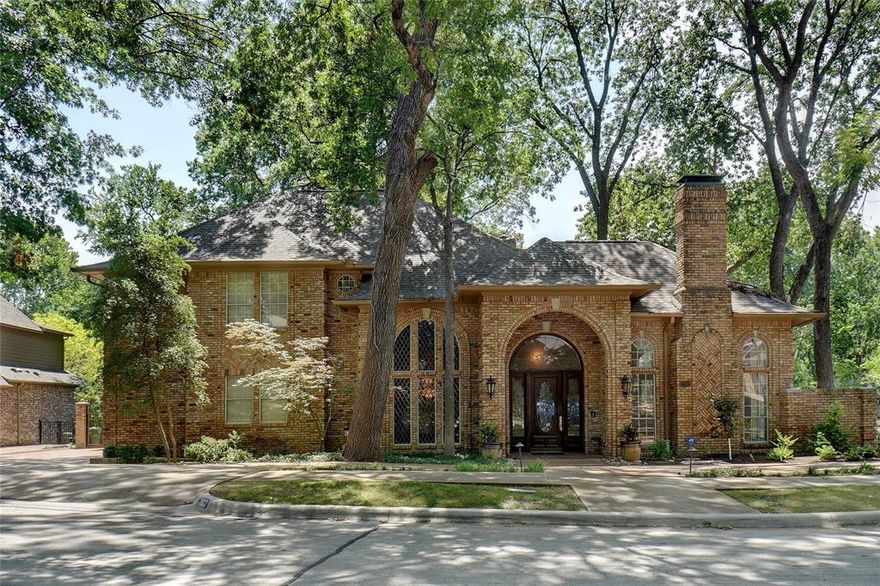 Custom one of a kind home in desirable Springpark .Extensive crown molding and hardwd flooring.Spacious bedrooms with walkin closets and each with bath.A guest BR and bath on the first floor as well as a half bath.Storage throughout including an enormous pantry and a util with builtins,a sink,room for a fridge. ABUNDENT Cabinetry and all three liv. areas feature FP's.The nicely appointed kitchen showcases a granite island,SS apps,dbl ovens,2 builtin china cabinets and plenty of cabinets and counter space.Truly an entertaining home with highlights including indoor hot tub and massive tiered decking looking onto the large immaculately landscaped backyd with waterfall fountain,Koi pond and fire pit.Walk out back to the WOODED GREENBELT,CREEK AND LAKE. SCHOOL CHOICE IN RICHARDSON ISD!Family friendly neighborhood providing SO MANY AMENITIES and planned activities throughout the year.Tennis courts,walking trls,pool,club house,green belt and green spaces.SO MUCH TO SEE AND DO!