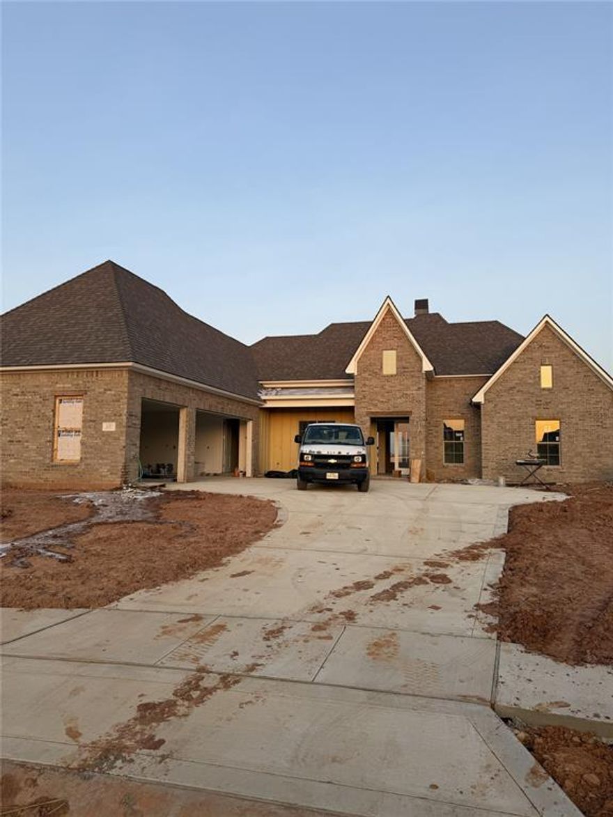 Introducing a stunning new construction home in the desirable Canal Place Subdivision! Scheduled for completion in April 2026, this beautifully designed one-level residence offers 2,785 square feet of thoughtfully planned living space with 4 bedrooms and 3 full baths.

Step inside to soaring vaulted ceilings and an open, airy layout that blends comfort and sophistication. The gourmet kitchen is a true showstopper, featuring ceiling-to-floor custom cabinetry, sleek quartz countertops, stainless steel appliances, and a convenient butler’s pantry — perfect for entertaining. A formal dining room adds an elegant touch for hosting gatherings and special occasions.
The custom tiled bathrooms provide a spa-like feel, while each bedroom offers generous space and comfort. Designed with both style and functionality in mind, this home delivers quality craftsmanship throughout.
Enjoy outdoor living at its finest on the oversized back porch complete with a cozy fireplace and outdoor kitchen — ideal for relaxing evenings or entertaining guests year-round. Situated on a quiet cul-de-sac within a gated subdivision, this property offers both privacy and community appeal.
Don’t miss your opportunity to own this exceptional new build in Canal Place — where luxury, comfort, and modern design come together beautifully.