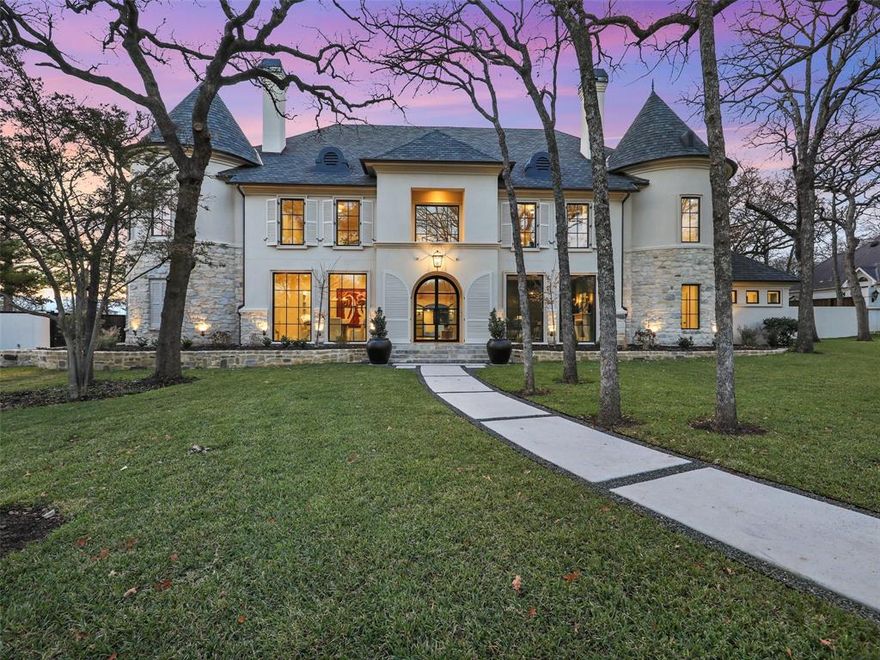 Welcome Home to this exquisitely renovated home in the heart of Southlake from Kettering Ideas, LLC. Meticulously updated from the studs in and out, extreme attention to detail was taken in creating a perfect floor plan, adding new key spaces, and seamlessly weaving the highest level designer details, antique elements and modern finishes into every inch of this amazing home! This 8800 sq ft stunning home offers great flow & comfortable family living throughout. Abundant natural light in all areas enhances the new wall finish, wallpaper, paint, plumbing fixtures, lighting, tile, wood floors + impressive chandeliers. Multiple living spaces + 6 bedrooms + complete one-bedroom apartment all enjoy a warm & cozy ambiance. Step outside to the beautiful remade pool anchoring an extensive rear garden on a 1 acre wooded lot. Outdoor living at its best w cabana featuring outdoor kitchen, covered seating w fireplace & pool bath. Southlake Carroll ISD w easy access to Highway 114 & Southlake TS.