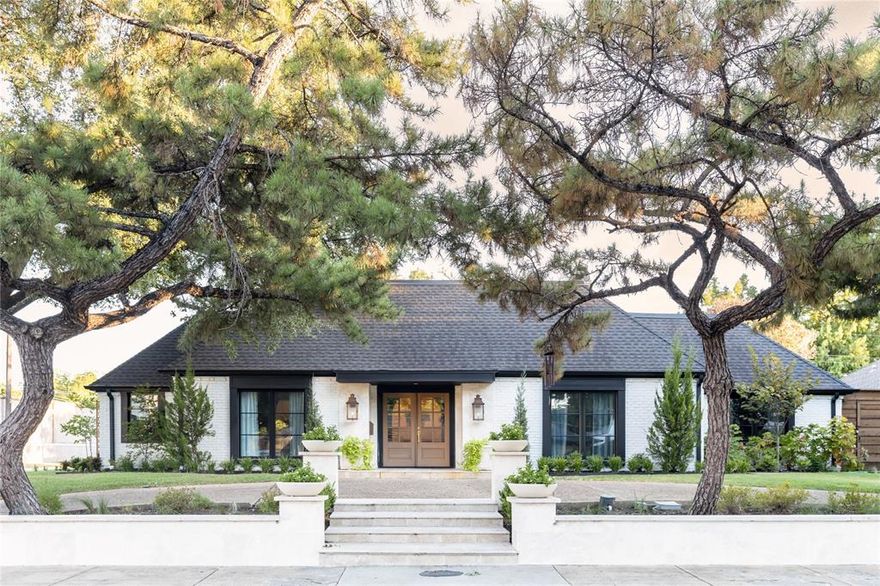 This beautifully appointed ranch style house is located on a quiet cul-de-sac in the highly desirable Devonshire neighborhood. The home has been has been cared for with love, a precise attention to detail, and is adorned with many designer finishes. This 3 Bedroom 3.5 bath home has a wonderful layout of 3,185 sf. The home has gas lanterns, an open floor-plan kitchen & living area, a beautiful dining room, a walk-in laundry room with custom cabinets, a half-bath off the kitchen, an office, & a breakfast nook off the kitchen with a custom built-in banquette. The kitchen is a chefs dream with a built-in Theramdor fridge freezer combo, a 48 inch commercial Theramdor range with griddle top, 3 dishwashers, a built-in microwave, a pot filler, and a gorgeous dolomite island. In addition, the master suite, has his & hers closets, with hers being a customized closet fit for a queen with custom pink cabinets, and a custom vanity area.