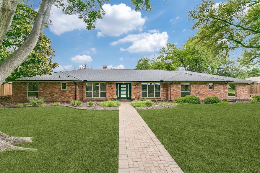 Completely remodeled to perfection, attention to every detail! Located in sought after private school Corridor near Jesuit St Rita! Walk into large
windows overlooking large expansive Veranda with a complete backyard oasis. Backyard environment features outdoor kitchen with built in grill,
vent hood, sink, refrigerator. Ideal for year-round entertaining! The large backyard is designed for enjoyment with zero maintenance. An added plus
is an outdoor restroom complete with shower. The home features 4 bedrooms & 3.1 Baths.  The Custom Kitchen features premium Thermador appliances, built in refrigerator, custom cabinetry & designer finishes. Kitchen overlooks large family room with gorgeous fireplace and large sliding glass doors that lead out to the covered veranda. Retreat to the spacious private primary suite designed for comfort and relaxation. This oversized bedroom offers plenty of room for a sitting area and is filled with natural light, creating a calm and inviting atmosphere. The spa-inspired ensuite bath features dual vanities, granite countertops, a soaking tub, and an expansive walk-in shower with elegant tilework and frameless glass. Thoughtfully updated with timeless finishes and generous space throughout, this luxurious home blends everyday comfort with sophisticated style.