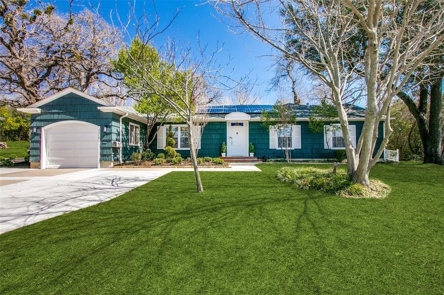 A Beautiful Designer Home That Can Be a Duplex or Main House WITH a GUEST HOUSE on over HALF AN ACRE, and NO HOA!  This Property Has Character, Character, Character, Trust Me You Will Not Be Disappointed!  As an Income Producing Property It Could Be Used as an AirBnB, Short-Term Rental, Long-Term Rental, Or Live in One Side and Rent Out The Other Side!  There Are So Many Options With This Property Since It's Close to the Downtown Denton Square, Shopping, and Schools!  This Beautifully Designed Home Features a Private Guest House or Casita With a Large Main House Which Can Produce Income on Over a Half Acre of Naturally Secluded Land Complete with No HOA Yet In the City Limits!  Updates Include Stone Quartzite Counters, Original Hardwood Floors, Brand New White Soft Close Cabinetry, Large Kitchen Island, Designer Lighting, Stone Tile in Master Shower, Luxury Vinyl Plank in the Master Suite, Board and Batten Walls, with Character and Charm at Every Corner!  Your Jaws Will Drop When You See All That Has Been Put into This Home Over the Past 8 Years!  You Will Be Hard Pressed to Find Another Home Like This One!