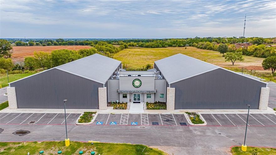 Newly constructed Pickleball Club only a few blocks from the Historic Granbury Square. Two large buildings with connecting lobby & membership area, large open patio area for after hours events and recreation. Includes building, improvements & operating business. 8 pickleball courts, lobby & merchandise area, restrooms, & private office. Competition quality courts, active memberships, paved parking, 70+ parking spaces. Convenient location near restaurants, shopping, & downtown activities.