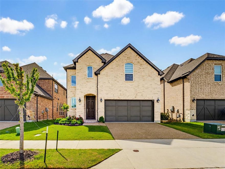 Welcome to your future home in Castle Hills! Spacious 2-story home in Lewisville featuring a flexible layout with 2 bedrooms downstairs plus a private office, ideal for living or working from home. Main level offers a primary suite and open-concept kitchen, living, and dining area designed for comfort and entertaining. Upstairs includes a large game room with open-to-below design, additional bedrooms, and a full bath. This home also features a full laundry room, ample storage, and a 2-car garage.
Castle Hills offers a master-planned luxury lifestyle with an 18-hole golf course, community pools, parks, lakes, walking trails, fitness centers, tennis courts, and more.
Highway 121 is just minutes away with grocery, dining, and everyday conveniences. Grandscape is less than 10 minutes away offering premier shopping, dining, and entertainment. Don’t miss this opportunity—schedule your showing today!