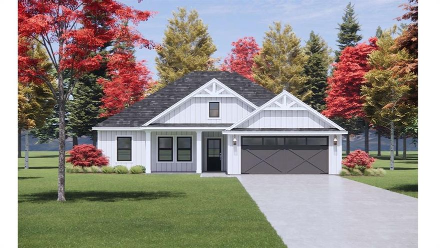 This new construction home will be ready for you! Located close to schools and other amenities.  You'll enjoy this 3 bedroom, 2 bath and 2 car  garage. Many up-to-date feature included such as free standing tub with tile flooring in the primary bath room, vaulted ceiling in family room with stained beam, breakfast bar eating, open concept, easy access windows that fold in for cleaning, tile in both bathroom, subway tile backsplash in the kitchen, walk in closet  with double rods in primary, linen closet.  Garr Building Company is owned by Jack Garr has been a builder in the area for over 43 years. This home will be built to suit, giving the new buyer some choices regarding flooring, paint and other color choices provided by the builder. Builder is willing to assist the buyers with up to $6,000.00 of the buyers closing costs! The listing realtor is related to the builder. Carol Garr is a licensed realtor
all measurements are redeemed liable
Buyer and Buyer Agents to verify measurements