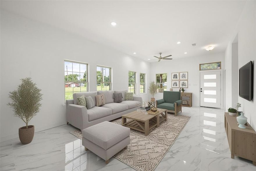 Bright, open, and full of charm! This 3-bedroom, 2-bath home in Trinidad offers open-concept living, all-tile flooring, and beautiful natural light throughout. Nestled in a peaceful area near Cedar Creek Lake, it’s the perfect blend of comfort and tranquility. Come take a look and schedule your tour today!