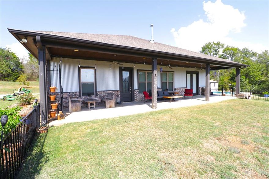 Charming country retreat in Troup, nestled in the serene countyside, this picturesque property offers the perfect blend of rusic charm and modern comfort. It is located just a few short minutes from Lake Tyler! With its spacious living spaces and inviting atmosphere, this 3 bed room 2 bath home with fiber optic internet sitting on 8.26 acres is a true Texas gem! The spacious living room offers a cozy fireplace perfect for family gatherings and entertaining friends. This home also has an attached 2-car garage and a large climate controlled game room perfect for fun with friends and family! The exterior of the home has an expansive covered porch perfect for sitting and enjoying your morning coffee while soaking in the stunning Texas sunrises! The expansive back yard offers a pool as well as an outside 12x16 climate controlled office perfect for working from home! This property is truly a must see! Schedule your private showing today!