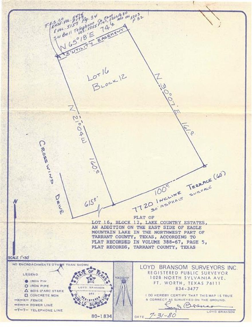 Build your dream home on this exceptional vacant lot in the highly sought-after Lake Country community of Fort Worth. Just under half an acre, this spacious homesite offers the perfect blend of privacy, natural beauty, and flexibility to design exactly what you’ve envisioned. Nestled in a well-established neighborhood known for its scenic surroundings and proximity to Eagle Mountain Lake, this lot provides a peaceful setting while still being conveniently located near shopping, dining, and major highways. With ample space for a custom home, outdoor living, and more, the possibilities are endless. Whether you’re looking to build now or invest for the future, this is a rare opportunity to own a prime piece of land in one of Fort Worth’s most desirable areas. Don’t miss your chance to bring your vision to life!