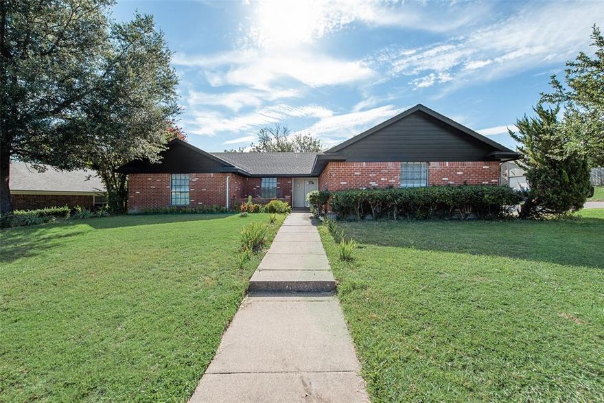 This stunning 1,795 square footage home sits on a desirable corner lot in the sought-after Candleridge neighborhood. Featuring 4 bedrooms and 2 bathrooms, the property has been thoughtfully updated with fresh paint, new flooring, modern fixtures, and a fully remodeled kitchen. Recent upgrades include a new roof, HVAC system, and water heater—all completed in 2024—ensuring peace of mind for years to come. The enclosed patio offers a bright and inviting sunroom, perfect for relaxing or entertaining. Located directly across from scenic Candleridge Park, residents can enjoy access to a lake, jogging trails, an exercise course, and sports fields for softball and soccer.