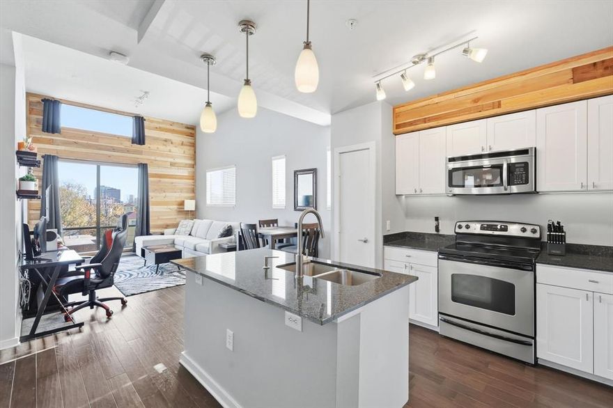 RECENT PRICE ADJUSTMENT!!! The PREMIER location in the building is now for sale! Welcome to your next-level lifestyle in the heart of Oaklawn Heights! Snag the best-of-the-best with this top-floor, corner-unit showstopper! Sunlight pours in from every angle, giving this updated 2-bedroom, 2-bath beauty a bright, upbeat personality the moment you walk in! Two dedicated garage parking spaces keep city living effortless, while the private patio serves up gorgeous skyline views that practically insist on morning coffee, or evening wine time. Inside, the living room steals the scene with a warm wooden accent wall that blends modern flair with a touch of rustic charm. Add in HUE smart lighting and whole-home surround sound powered by Alexa, and suddenly every day feels like your own curated vibe session! The home comes lovingly updated, move-in ready, and yes — washer, dryer, and stainless steel refrigerator all stay. Even better? With an exceptional offer, the seller is covering an entire year of HOA dues, making this condo even sweeter!!!

This is the kind of place that doesn’t just check boxes — it changes your daily rhythm. Contact us now for a showing or offer! 

All information deemed reliable but not guaranteed. Buyer or Buyer’s Agent to verify all details.