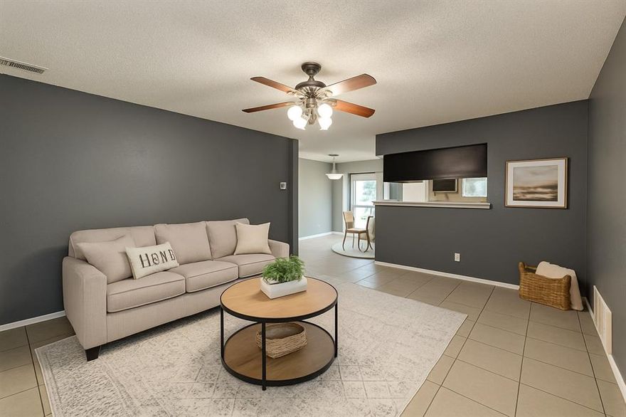 Welcome to 202 Modene Avenue—where timeless brick curb appeal, towering shade trees, and a welcoming front
porch invite you to slow down and stay a while. Nestled on an oversized 8,189 sqft lot in one of Waxahachie’s
established, family-friendly neighborhoods, this beautifully cared-for 3-bedroom, 2-bath home offers 1,441 sqft of
smartly designed space that feels both cozy and spacious. Inside, you’ll love the open-concept layout featuring a
generous living room, sleek tile floors, and neutral colors that complement any style. The kitchen offers ample
cabinetry, updated stainless-steel appliances, and a breakfast bar that opens to a sunny dining area with charming bay
windows and backyard views. It’s the perfect setup for casual mornings or lively dinner parties. The private primary
suite offers a restful retreat with soft carpet, natural light, and a dual-sink vanity in the en-suite bath. Two additional
bedrooms provide flexibility for guests, kids, or even a home office. Step outside into your expansive, fully fenced
backyard—complete with a mature shade tree, patio space for BBQs, and a bonus storage shed ready for all your tools
or hobbies. Whether you dream of gardening, entertaining, or just relaxing outdoors, this yard is ready for it all.
Located just minutes from historic downtown Waxahachie, you’ll enjoy weekend strolls to local boutiques, coffee
shops, and year-round community events like the famous Crape Myrtle Festival and Christmas Parade. With highly
regarded schools, scenic parks, and easy access to Highway 287 and I-35, this location combines small-town charm
with big-time convenience. This is more than just a house—it’s a place to put down roots and make memories.