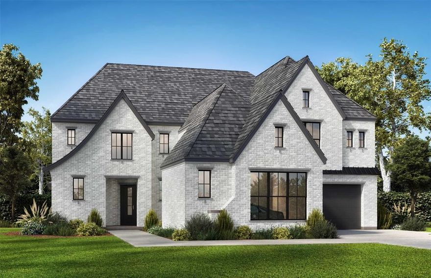 New Construction with gorgeous white brick on a greenbelt lot backing to trees in the highly sought after master planned community of Light Farms will not last long! Dramatic 2 story entry and staircase to include a second platform landing to the raised study. Open railing overlook into the family with a separate opening to the kitchen showcasing a gambrel ceiling from the cooktop to the casual dining wall of windows. Your gourmet kitchen comes with Calcutta Izaro Quartz, KitchenAid appliances and extensive custom cabinetry to the ceiling. The freestanding tub is focal in the spa inspired master bath with separate vanities, his and her walk-in closets, large linen closet and private shower. This is a brand-new design with showstopping 2 story windows along the rear elevation on a one-of-a-kind greenbelt treed lot. You are sure to fall in love with this open, livable home design on this 82’ wide site.