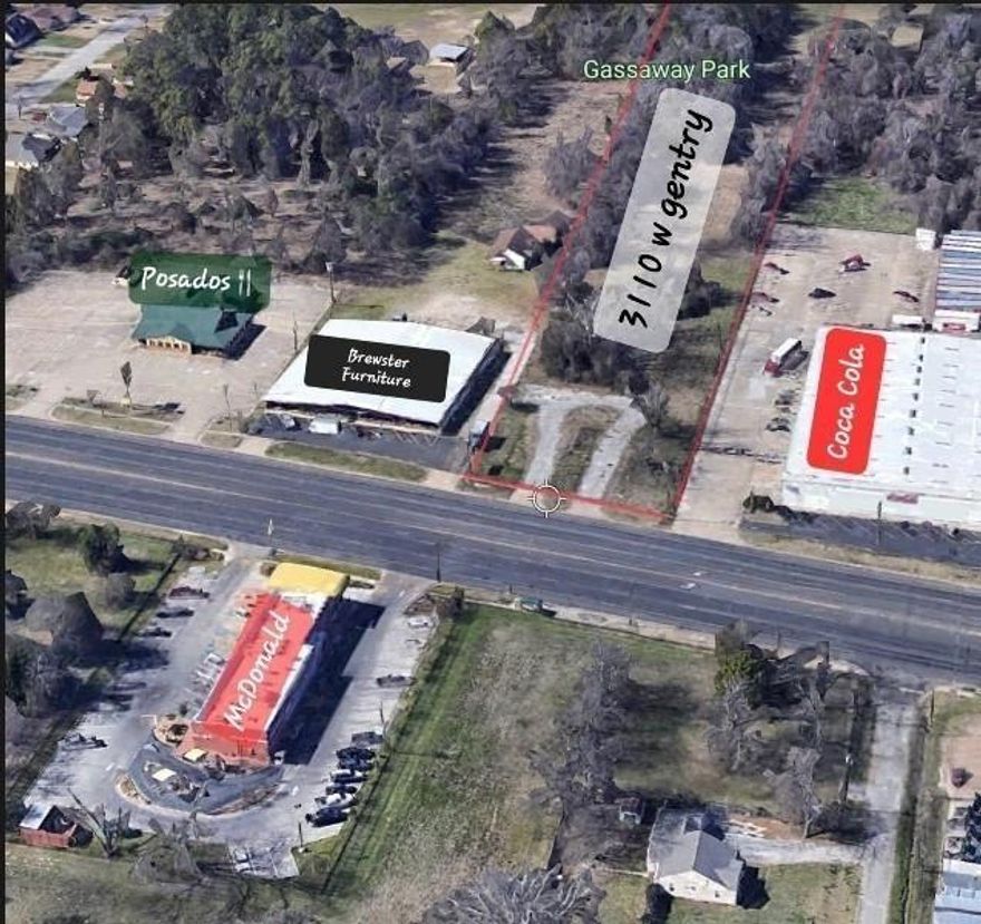 Description: PRIME COMMERCIAL PROPERTY FOR SALE Situated in the heart of North Tyler, this exceptional property boasts unparalleled visibility and accessibility. With road frontage on W Gentry Pkwy and additional frontage  on Charlotte Drive also Access from BOTH w gentry pkwy and Charlotte drive . it is perfect for businesses seeking maximum exposure. MULTI-ZONED FOR FLEXIBILITY offer endless possibilities for development. Envision a thriving hotel, motel, storage facility, office complex, or residential community – the options are limitless! Almost 3 acres of prime commercial land High-traffic location in front of Gentry McDonald's, Adjacent to Coca-Cola distribution center, Multiple zoning designations for flexibility, road frontage, and visibility DON'T MISS THIS RARE OPPORTUNITY Seize the chance to develop a premier commercial property in one of Tyler's most desirable locations. schedule a showing and make your vision a reality! Buyer pls verify all information