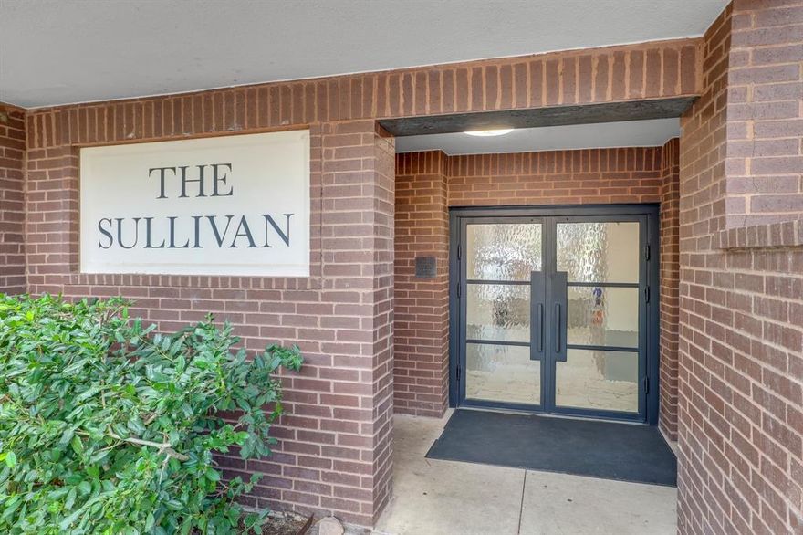 Super well-maintained condo near the Medical District, Uptown, Downtown, Oak Lawn, SMU, and Love Field. This perfect lock and leave contemporary style unit is efficiently designed with an open floorplan. The island  kitchen is very spacious, with breakfast bar, granite, stainless steel, built-in microwave, tons of cabinets, and a pantry. The combined living-dining area is brightened by the wall of windows leading to a covered balcony, as well as by the beautiful light wood flooring. The primary suite includes a large en-suite bath with dual sinks, separate shower and garden tub, and large walk-in closet. This unit has just been freshly painted, and includes refrigerator, and full-sized washer and dryer. Two secured parking spots, one covered, one not..