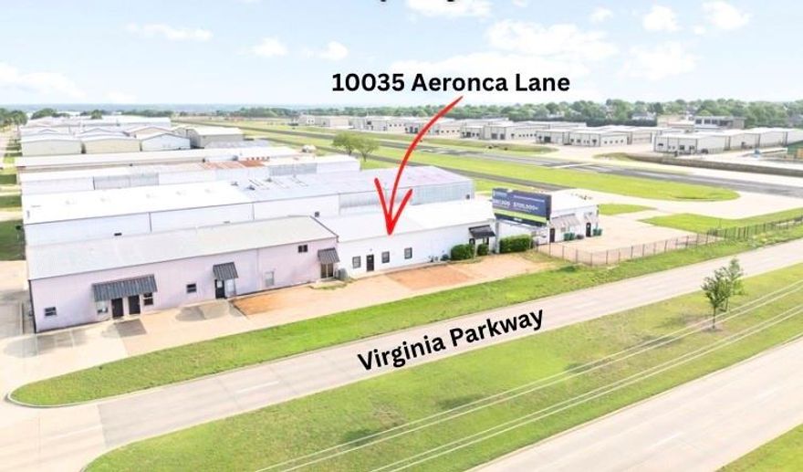 Unique Sale or Lease Opportunity – Office Plus Warehouse Space at Aero Country Airport, McKinney, TX
Rare opportunity to own or lease a versatile commercial property with approximately 2,500 SF of office and warehouse space, ideally located in the ETJ of McKinney, Texas, right at the Aero Country Airport.
This prime location offers your business added flexibility for a wide range of uses. The property faces Virginia Parkway, near the intersection of Custer Road and Virginia Parkway, with quick access to Highway 121 (Sam Rayburn Tollway), US 380, and Interstate 75.
Property Highlights: Two separate office areas, reception area, restroom, and a large warehouse-storage space. Plenty of room for equipment, inventory, or operations. Bring your airplane - direct access to a privately owned, public-use airport in the North Dallas metroplex. Excellent visibility and accessibility in a growing area between Frisco and McKinney.
Pricing & Terms: For Sale: $515,000 (Owner financing is possible - terms negotiable). For Lease: Starting at $16.50 per SF per year, plus NNN fees of $2.94 per SF per year, and a mandatory POA annual fee of $1,100. Important Notes: Buyers and tenants are strongly encouraged to contact the City of McKinney, Collin County, and the POA to confirm that your intended business use is permitted. A new survey will be required. All square footage is approximate. For lease options, the owner will require a lease application, background and credit check, security deposit, general liability insurance, and applicable fees. The Buyer or Tenant and their representatives are fully responsible for conducting due diligence and obtaining all necessary approvals. Bring your vision - whether you're looking for office space, storage, aviation-related use, or a combination - this flexible property could be the perfect fit. Please contact the listing agent for more details, including a space plan, and to schedule a showing.