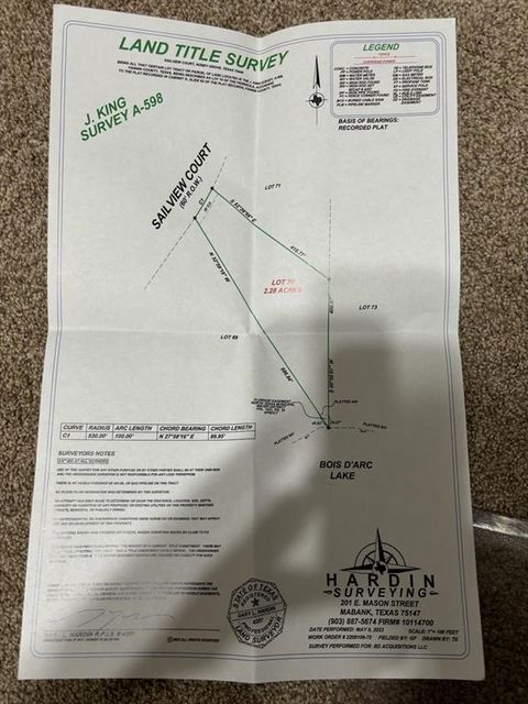 245 Sailview Court Honey Grove TX 75446