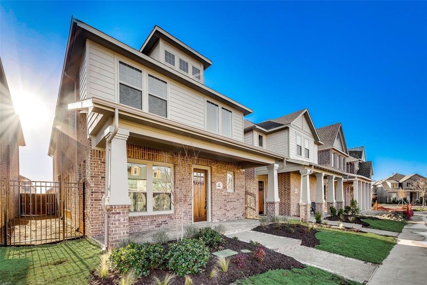 Nestled on a premium greenbelt lot in the sought-after Viridian community, this stunning Normandy Fairmont Plan combines timeless charm with modern comforts. From the expansive front porch to the meticulously maintained interior, every detail invites you to call this place home. This award winning community offers an unparalleled lifestyle, featuring serene wooded parks, scenic walking trails, multiple swimming pools, tennis courts, club house, a sandy beach and signature lakes with a marina. Inside, this craftsman-style home shines with fresh updates, including newly painted walls, trim, doors, and ceilings, along with carpet, all completed in April 2026. Step through the double French doors into the private study, where tranquil greenbelt views create the perfect workspace. The kitchen is an entertainer's dream with a sprawling 4' x 7' granite island, 42-inch shaker cabinets, a large pantry, an undermount sink with a designer faucet, stainless steel appliances (including a vented gas range and refrigerator), and an open layout that flows seamlessly into the family room. The family room impresses with soaring 20-foot ceilings and oversized double-stacked windows that flood the space with natural light. Slide open the door to the private covered side porch, ideal for relaxing afternoons or outdoor cooking. Upstairs, you'll find a versatile game room, two oversized secondary bedrooms, and a light-filled primary suite that offers a spa-like retreat with a separate shower and tub, dual sinks, and a generous walk-in closet. The iron-spindled staircase and rich wood accents add to the home’s sophisticated appeal. Practicality meets luxury with a spacious utility room and an oversized two-car garage boasting ample storage space. This home is truly move-in ready and perfectly positioned to enjoy everything the vibrant Viridian community has to offer. Come see it today!