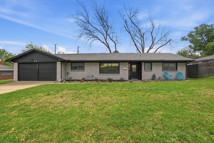 Welcome to this charming 3 bed 2 bath home with a gorgeous park view in well established Wedgwood! Step inside to a thoughtful and spacious designed layout featuring 2 large living areas and plenty of natural light. The kitchen provides ample cabinet and counter space. You will love entertaining in the screened in enclosed back patio. Mostly turf in back yard, little maintenance!! There is a large air conditioned shed with electricity as well. This home offers easy access to I-20, shopping, schools, and dining. Washer, Dryer, and Fridge included in accepted offer!