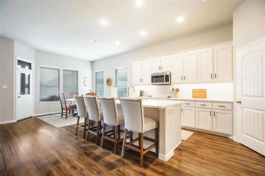 HOUSE ALERT !!! 3 YR OLD 1 STORY !!! -4 BEDRMS-3 BATHES -$$$150,000 $$$ BELOW COST OF PURCHASE . FAMILY MUST SELL NOW- RELOCATING - Great for investor opportunity because terrific schools-no new construction - located on a beautiful built out street. Anna is just north of the busy city of Mckinney. Enjoy new schools-major shopping areas and Buckey's right around the corner. This home is ideal for families seeking multigenerational living in a modern layout. Built by Riverside Home Builders, the residence includes over $20,000 in custom upgrades, featuring ; NEW CARPETS, FRESH PAINT , the Verbena Elevation B design with an additional flex room, tri-stacked kitchen appliances, tiled kitchen backsplash, pure white shaker-style cabinetry, upgraded carpet, enhanced wood flooring, laundry room sink with backsplash, and 2-inch PVC blinds for arches and transom windows. Every detail combines style, functionality, and quality finishes. The home includes three full bathrooms, walk-in closets, and abundant storage for every household member. The kitchen offers stainless steel appliances and a practical layout for cooking and entertaining, while sun-filled rooms create an inviting atmosphere for family gatherings or daily living. Flexible spaces allow for multiple lifestyles, maximizing usability and comfort. Additional benefits include the Riverside Home Builders limited express warranty, covering 10 years for major structural defects through StrucSure Home Warranty LLC, providing peace of mind for the buyer. The home’s prime location offers easy access to top-rated schools, shopping, dining, and major highways, enhancing both convenience and resale value. Well-maintained and ready for immediate occupancy, this Anna single-story home is easy to show with no leaseback required. Combining a prime location, modern finishes, and versatile design, this property represents a rare investment and ownership opportunity. Your chance to own a high-quality, affordable home in Anna today.