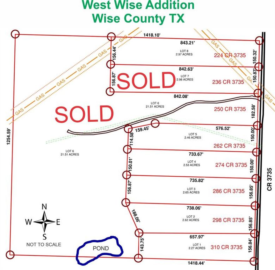 Below appraised value.  Ready for construction.  Bardominiums welcome.  Septic and Well required.  Quiet scenic lots located directly across the road from the Rising Star Ranch (Horse ranch).  Short drive to the picturesque Bridgeport TX and still very accessible to DFW area and DFW airport.  

Don't forget to check out the virtual tour!