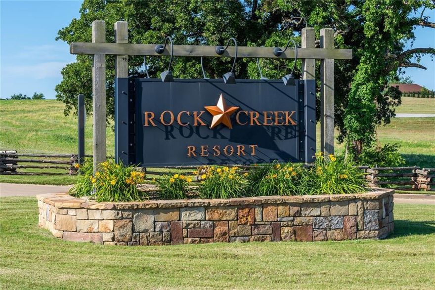 Build your dream home! Come enjoy resort style living in the exclusive Rock Creek Resort gated community on Lake Texoma. Community features a Jack Nicklaus designed golf course, clubhouse, restaurant, comm. pool, fitness center, golf pro shop, boat ramp, marina complete with annual rented boat slips, ship store, sand volleyball, tennis, pickleball, basketball shared court & more. Come see what resort style living is all about.