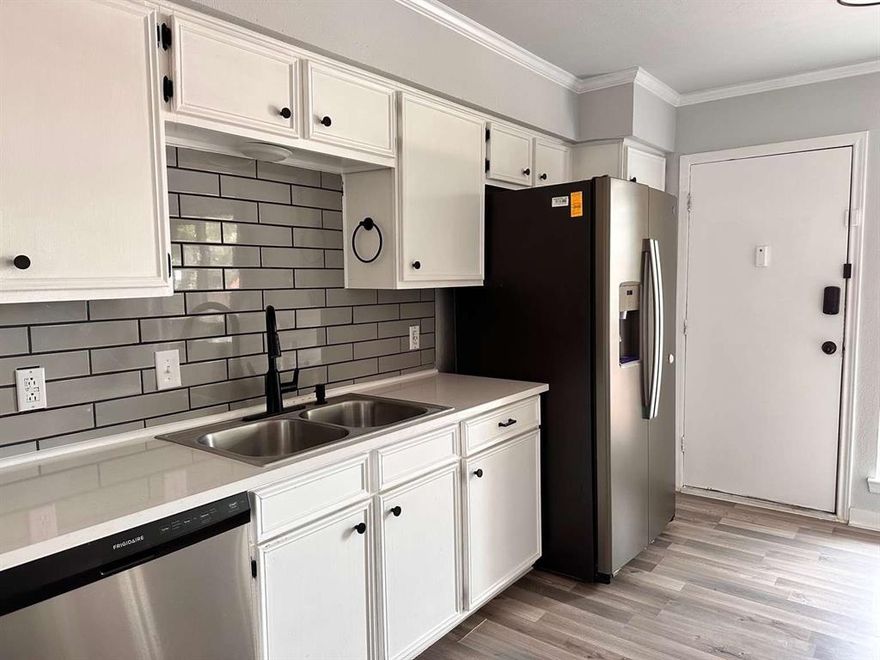 All Bills Paid! HOA covers Electricity, Water, Trash, AC Repairs, and more. Motivated seller. All reasonable offers will be considered. Rare find in Preston Hollow at this size and price point. Well-maintained and move-in ready 3-bedroom, 2-bath condo in a gated, sought-after community. This spacious second-floor unit features 1,406 sq ft of open living space, a private patio, and no carpet throughout. Renovated kitchen with quartz counters, island with storage and seating, and ample cabinet space. Full-size bathrooms, generous closet storage, 2-car covered carport, and access to the community pool. Monthly HOA covers nearly everything: electric, water, trash, air conditioning repairs, pest control, property maintenance, and air filters. Prime location with quick access to Dallas’s most desirable neighborhoods. Attractive financing option with an assumable FHA loan at 5.25 percent interest available, buyer must qualify. No subject to deals accepted