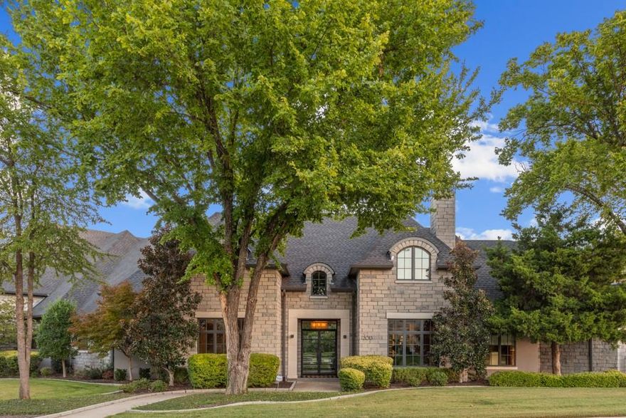 This stunning French Eclectic-style estate showcases meticulously manicured grounds and modern interiors that blend elegance with contemporary design. The striking entry, adorned with clad steel and glass doors, leads to a grand space featuring gorgeous marble flooring. A cascading glass joint wall offers breathtaking views, while European Walnut hardwood and imported decorative tiles add richness throughout the home.

The expansive kitchen boasts sleek stainless-steel appliances, perfect for culinary creativity. On the first floor, you’ll find a game room with a wet bar, a theatre room, powder bath, and a guest bedroom with an en suite bath. The luxurious primary suite, bathed in natural light from its east-facing windows, is a true retreat.

Step outside to a resort-style pool and spa, a large terrace ideal for entertaining, and a separate guest house-cabana-art studio, offering endless possibilities. This home is designed to impress and indulge