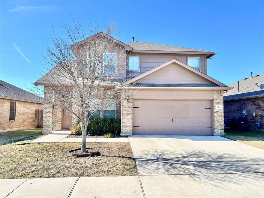 Nestled in the inviting charm of a close-knit neighborhood, this home blends small-town warmth with big-city convenience, just minutes from shopping, dining, and entertainment, plus effortless access to major highways. This impressive two-story residence offers 4 spacious bedrooms and 2.5 well-appointed bathrooms with a thoughtfully designed layout for modern living.

The home showcases a bright, open-concept kitchen ideal for both everyday use and entertaining, featuring a center island, granite countertops, and sleek stainless-steel appliances. A private downstairs office provides a quiet retreat for remote work or study. All bedrooms are located upstairs for added privacy and separation of space. The primary suite includes a generous walk-in closet and an en-suite bathroom with dual vanities.

Step outside to an expansive, oversized backyard complete with a covered patio—perfect for relaxing or hosting guests. The outdoor space is large enough to accommodate a pool and outdoor kitchen while still offering ample room for play, pets, or gardening. This home combines comfort, functionality, and location, making it an exceptional place to live and grow.