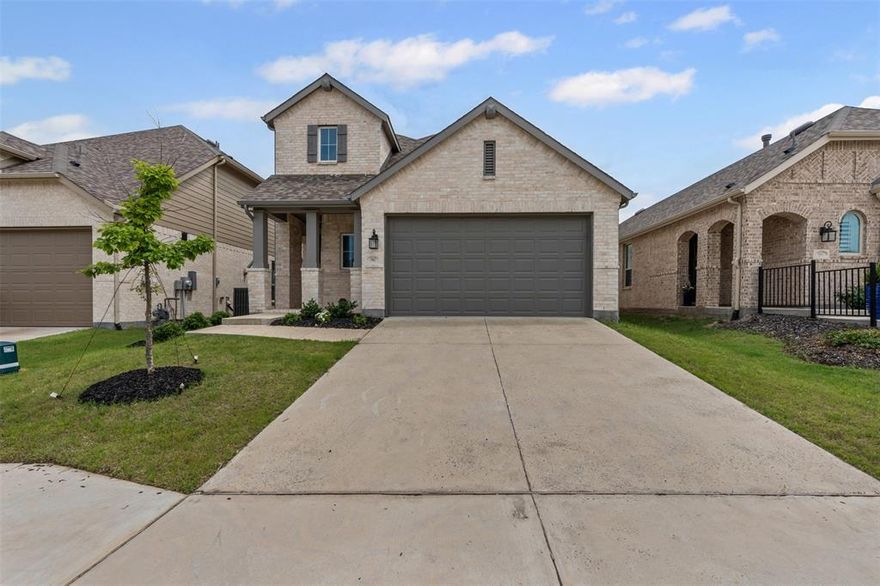 This home is a Gorgeous 2 story, 4 bedroom, 3.5 bath, and it has 2 bedrooms and 2.5 bathrooms downstairs! There is a second living room or game room upstairs, along with 2 bedrooms and 1 full bathroom! This lovely home has a beautiful Kitchen, soaring ceilings, and a stunning staircase! The kitchen features include stainless steel appliances, large island, breakfast bar, granite counter tops, and walk in pantry! The luxury vinyl flooring and abundant natural lighting are very pleasing. The location is perfect, just off HWY 75, close to shopping, restaurants, and medical facilities! The home has barely been occupied and is a must see!