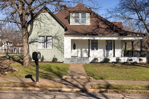 A home in Cleburne