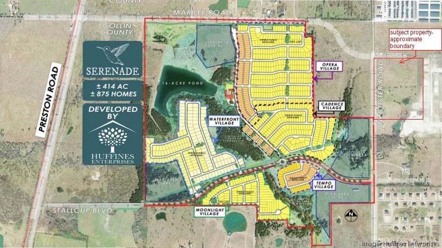One of the best priced plat of land in Celina & Collin County!! 21.51 corner acres investment property located at the Southeast of CR 132 (future Custer Rd) and CR 138. The Collin County thoroughfare plan shows a primary 6 lane signalized divided intersection with 120' ROW on the property. Future commercial hard corner. Terrain is level. No flood plain. Road access is paved. Celina ISD – highly rated school district. Located just outside the ETJ of Celina.