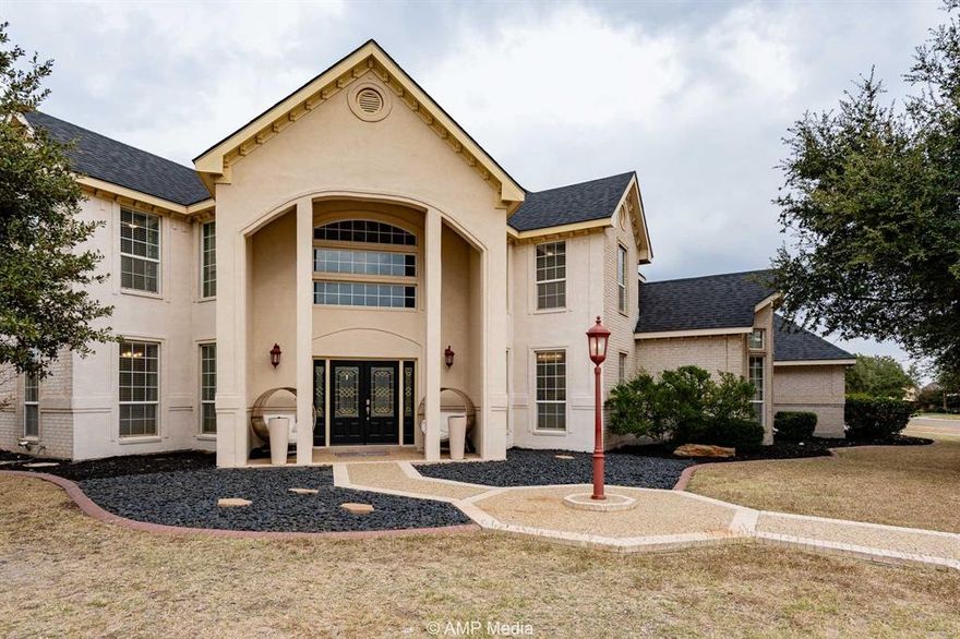 Stunning corner-lot luxury in The Lakes at Saddle Creek!
This executive home sits proudly in one of Abilene’s most sought-after neighborhoods, where residents enjoy a private lake, peaceful walking trails, and a beautiful community park.

Step inside and you’re greeted with towering ceilings and natural light that instantly feels like home. The flexible floorplan is designed for real life - offering two ensuite bedrooms, plus an additional bedroom tucked away with private hallway access. 

You’ll love the flow of the two dining areas, perfect for everyday meals or entertaining. The kitchen brings the wow-factor with granite countertops, stainless steel appliances, commercial-grade vent-a-hood, refrigerator, and double ovens fully equipped for hosting and home cooking.

The primary bathroom was recently updated, giving the owner’s suite a fresh, modern feel you’re going to love.

The current owners also converted the storage under the stairs into a charming wine room, conveniently located right next to the wet bar...the perfect touch for those who love to entertain.

Outside, the backyard delivers a true retreat with a sparkling swimming pool and plenty of room to gather and enjoy. A three-car garage and circle drive offer ample parking and enhance the already impressive curb appeal.

This home also includes a media room, created from the former pool house. An ideal space for movie nights, gaming, or a private getaway for kids or guests.
This one checks every box; luxury, space, amenities, and a location that’s hard to beat.