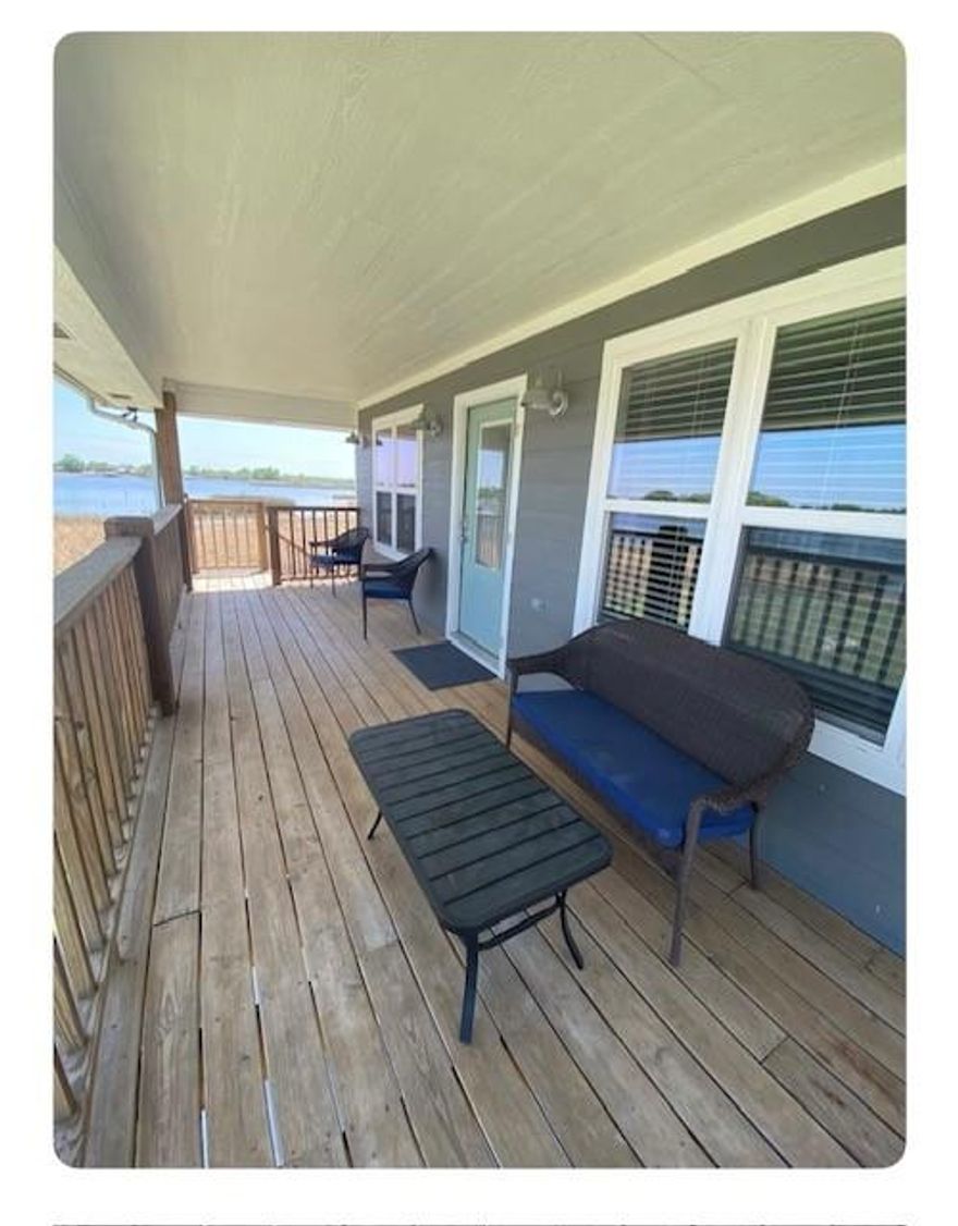 Catch the south summer breeze in this adorable Lake Leon waterfront stilt house built in 2018 with floating dock.  2 bedrooms 2 bathrooms upstairs with a bonus or bedroom and half bath downstairs.  Current AirBnB property with nightly rentals from the $200 to $350 per night range, and monthly rental in the $2400 - $3000 range.  All furnishings stay.  Has RV hook-up with electric only.  Carport with storage on-site with lots of gravel parking.  Sprinkler system covers main areas around the house.  Has stackable WD.  Currently no neighbors to the south.  This property could easily be gated to add even more security and privacy.  Bring cash and let's make a deal.