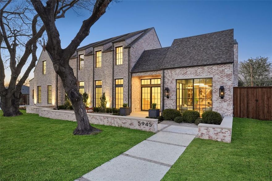 New Construction in Preston Hollow, a stunning 5-bedroom, 5.2-bathroom home spanning 6,083 square feet of luxurious living space. This masterpiece features a classic and timeless design, beautifully highlighted by a custom brick blend with an artisan smear, offering both elegance and durability. Upon entering, you are greeted by a grand foyer that sets the tone for the rest of this elegant home. The spacious study is perfect for a home office or a quiet retreat. Each bedroom is a private sanctuary, featuring en-suite bathrooms that blend modern convenience with traditional charm. The gourmet kitchen, with top-of-the-line appliances and ample storage, flows seamlessly into the living areas, making it perfect for both everyday living and entertaining. The three-car garage provides ample space for vehicles, car lifts and additional storage. Step outside to the serene backyard, where a sparkling pool awaits, surrounded by beautifully landscaped grounds, offering a private oasis for relaxation and entertainment. This home is not just a home; it’s a lifestyle. Experience luxury, comfort, and timeless beauty.