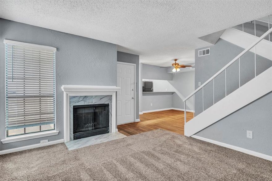 FANTASTIC OPPORTUNITY FOR INVESTOR OR 1st TIME BUYER! This cozy condo has been tastefully renovated with fresh paint, new flooring, granite countertops, updated appliances & more! Location feeds to Richardson ISD & is conveniently located to a variety of amenities with an easy commute to multiple areas of Dallas. Springtree Crossing Condos is a charming & well-maintained community with 2 pools, covered parking, & ample overflow parking. Each building contains 4 units is designed with privacy in mind. Kitchen, Dining, Living & half bath downstairs, w~ 2 bedrooms & full bath upstairs. I challenge you to find another property with comparable location & condition at this price point, or lower monthly HOA fees! INVESTORS - ASK ABOUT THE ADDITIONAL UNITS AVAILABLE! See documents for more info about opportunity for Buyers through Chase Homebuyer Grant program.