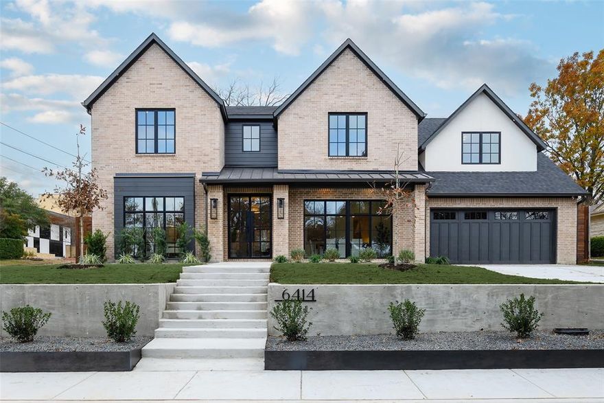 Brand-new 2025 construction in Lakewood offering 5 bedrooms, 5 full baths and 2 half bath, and 5,249 sq ft of modern living. Located within Dallas ISD and just a quick three-minute drive to the A-rated Lakewood Elementary, this home blends modern sophistication with timeless comfort and everyday convenience. Step inside to an inviting open floor-plan centered around a stunning chef’s kitchen with a large island, built-in refrigerator, walk-in pantry, convenient butler’s pantry, and a pass through window—perfect for entertaining. Every room in this home has been thoughtfully designed for both beauty and functionality. The spacious living room features a cozy gas fireplace, and the main level also includes a dedicated office, a bedroom, and a well-organized mudroom with built-ins. Upstairs, the primary suite offers a spa-like retreat with dual vanities, a garden tub, and two generous walk-in closets. A game room and second-floor laundry add to the home’s ease of living. Every bedroom includes its own private bath. High-end touches—such as white oak hardwood and marble flooring, decorative lighting, vaulted ceilings, and dual staircases—create a sense of elegance throughout. Energy-efficient upgrades include zoned HVAC and a tankless water heater. Situated on a spacious corner lot, the home features a covered rear porch ideal for outdoor relaxation, an 2-car garage, and a durable metal + shingle roof. Located minutes from shopping and dining, trails, parks, and White Rock Lake. This gorgeous new construction is ready to welcome its first homeowners.

For more information: 214-207-8285