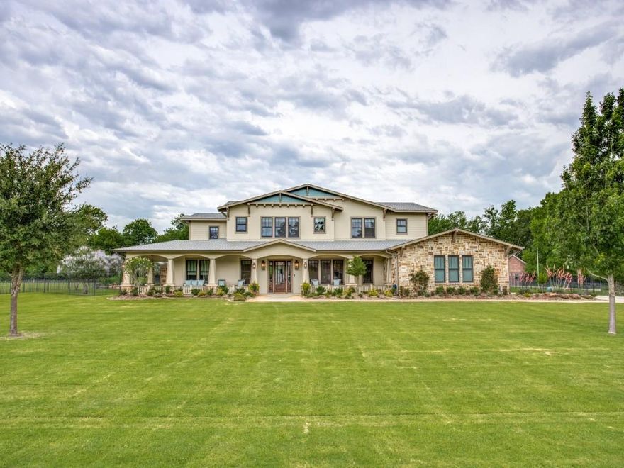 **OFFER DEADLINE ON TUESDAY, 6-14 AT 9:00 PM**Country living in the Heart of Frisco on 1.71 Acres!! A once in a lifetime Custer Creek Farms opportunity in sought after Frisco ISD!! Exquisite 2017 built luxury craftsman home with amazing architectural characteristics & incredible curb appeal in a secluded,private cul-de-sac. Impeccably maintained one owner home offering 6 BRs,5 baths,study,game room,3.5 car garage,abundance of natural light & breathtaking private back yard. Retreat-resort style relaxing diving pool with fountains & spa,extensive outdoor living space for entertaining with an open FP, pool house, outdoor kitchen area& lush manicured landscaping.Construction with insulated concrete forms from Fox Blocks & 2x6 exterior walls. Solid white oak throughout.Whole home Video distribution & Nuvo audio with speakers in 16 locations.Ext. is Upgraded Stucco, Stone & Hardie board.Whole home has water softener. Kitchen with soapstone counters,Thermador 36”Pro Rangetop,2 Bosch Benchmark