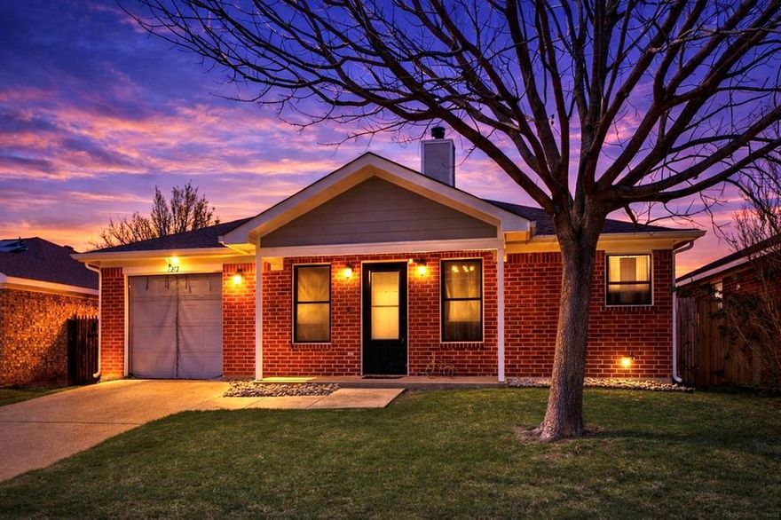 A fantastic must-see home! This charming and affordable property offers 3 spacious bedrooms and 2 full bathrooms, perfectly blending comfort and functionality. The living and kitchen areas feature beautiful dark laminate flooring, while brand-new carpet has been installed in all bedrooms. Fresh interior paint in a neutral palette creates a light and inviting atmosphere throughout. Step outside to enjoy a spacious backyard, ideal for relaxing, entertaining, or pets. Conveniently located near the Chisholm Trail Parkway, this home offers easy access to major freeways, shopping, dining, and is just a short distance from the corresponding local elementary and high school. Whether you’re a first-time homebuyer or looking to downsize with low-maintenance living, this home checks all the boxes. Don’t miss this opportunity—schedule your showing today!