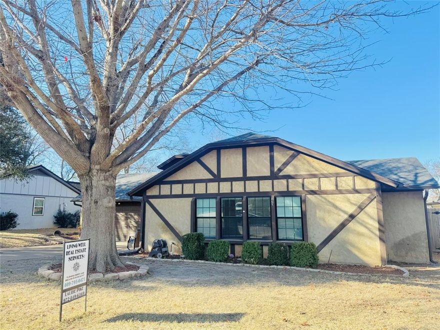 Charming 3-Bedroom, 2-Bath Home in Established Neighborhood

Welcome to this beautifully maintained 3-bedroom, 2-bathroom home located in a sought-after, established neighborhood. Perfectly positioned near local schools and parks, this property offers both convenience and comfort.
Key Features:
Master Suite Retreat: The spacious master suite is your personal retreat, featuring an en-suite bathroom with a separate shower, a double vanity for added convenience, and a generous walk-in closet with ample storage.

Spacious Living: The expansive living room features a cozy wood-burning fireplace and a built-in bar area, perfect for entertaining. The room is wired for surround sound and a security system, with energy-efficient LED lighting throughout.

Oversized Garage & Driveway: A large garage provides plenty of space for storage and parking, while the long driveway comfortably fits 4+ vehicles.
Modern Upgrades: Enjoy peace of mind with a new roof, new grounded electrical panel, and 18-inch insulation paired with a solar fan for added energy efficiency.

Outdoor Comfort: The yard is equipped with a French drain and newly installed sprinkler heads to maintain a lush, green landscape year-round.

Convenient Storage: Ample storage space throughout the home to help keep everything organized and clutter-free.

Don’t miss your chance to own this beautifully updated home in a fantastic location—schedule a showing today!

Buyer or Buyer's agent to verify all information.  Optional to stay with the house are washer, dryer, refrigerator and dog house if buyer wants them.

Seller Concessions available