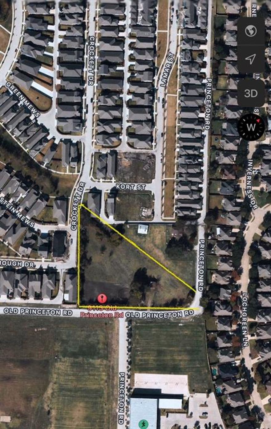 Location! Location! Location! Currently zoned for residential use. State codes indicate the property can be used for Multi-family residential apartments or commercial use. The City of Rowlett has approved many opportunities for the use of this land. See transaction desk for further information.