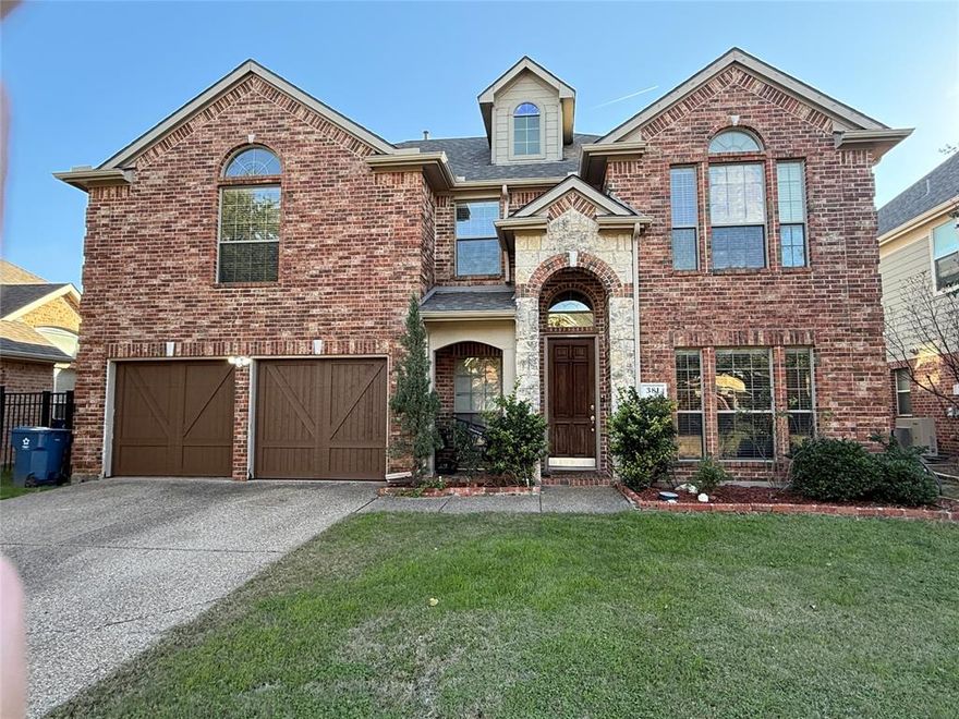 MOVE-IN READY WITH MAJOR UPGRADES IN PRIME FAIRVIEW LOCATION

Located in one of Fairview’s most desirable residential communities with convenient access to U.S. Highway 75 and Sam Rayburn Tollway, this beautifully maintained home offers both comfort and convenience. Just minutes from shopping, dining, and entertainment including Allen Event Center and Allen Premium Outlets.

Inside, hardwood flooring welcomes you into the open dining area and spacious living room that seamlessly flows into the kitchen and breakfast nook. The kitchen features granite countertops, stainless steel appliances, gas cooktop, center island, and a walk-in pantry.

The first-floor primary suite offers privacy and comfort with a large walk-in closet and well-appointed bath.

Upstairs includes four generously sized bedrooms, each with walk-in closets and ample space. The second level also features a game room and fully equipped media room. Pool table conveys.

Major upgrades include:
• Two new HVAC systems (upstairs and downstairs)
• New cedar garage door
• New privacy fence
• Roof replaced in 2022
• Water heater approximately 2 years old
• Extended patio with landscaped flower bed

Enjoy a private, pool-sized backyard ideal for outdoor living. Community amenities include walking trails, park, playground, and basketball court with low HOA dues.

Move-in ready and centrally located — this home combines space, updates, and convenience.