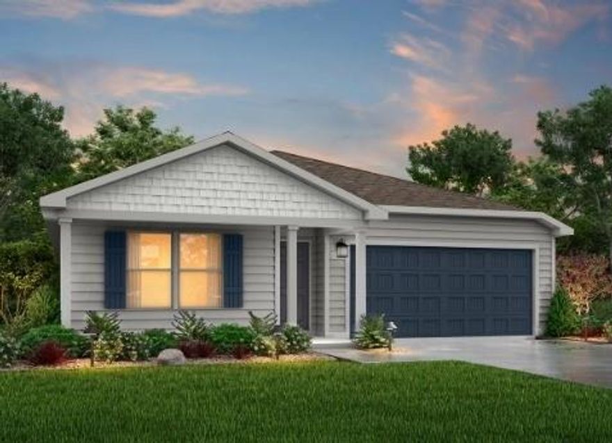 MLS# 21132161 - Built by NHC - Apr 2026 completion! ~ The Monroe Plan from our Liberty Series combines thoughtful design and everyday functionality, offering 4 bedrooms, 2 bathrooms, a 2-car garage, and 1,804 square feet of well-planned living space. This single-story home features a split-bedroom layout for added privacy. At the front of the home, you’ll find three secondary bedrooms, a full bathroom, and a conveniently located laundry room. A versatile flex room near the main living area offers the perfect space for a home office, playroom, or sitting area. The bright and open kitchen is the heart of the Monroe Plan, complete with an island and a clear view of the dining area and spacious family room. The primary suite is tucked away on the opposite side of the home, offering a private retreat with a walk-in closet and an ensuite bathroom.