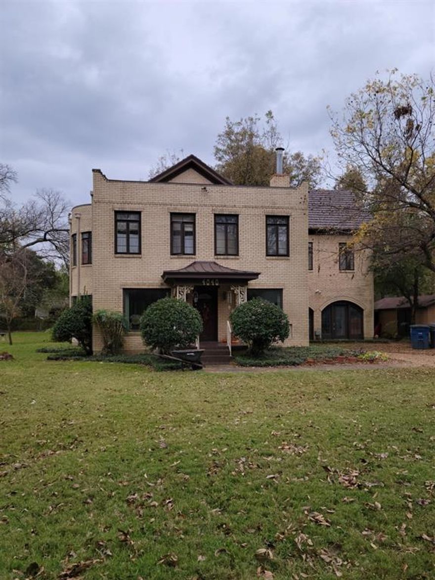 Welcome to a secluded vintage estate with some original features and charm nestled on 1.39 acres of land at the end of a quiet street. This 3984 sq ft 2 story home offers 4 bedrooms and 3 full baths with plenty of space for comfort and privacy. You'll love the attention to detail in this home from the water filter for the entire house and extensive HVAC filtration system to the metal roof, new windows, porcelain walls in two rooms and a multitude of fruit bearing trees which include figs, pomegranates, persimmons, pecans, and peaches plus blackberry vines. Off the kitchen is the oversized multipurpose room. There is also a chicken coop and composter on the property. Enjoy complete ease of access to the second floor with a stairway or chair lift. Cozy up by the wood burning fireplace during winter months or relax in one of two living areas or sunroom. Master bedroom has its own sitting area with oversized full bathroom. Gated entry to this special property.