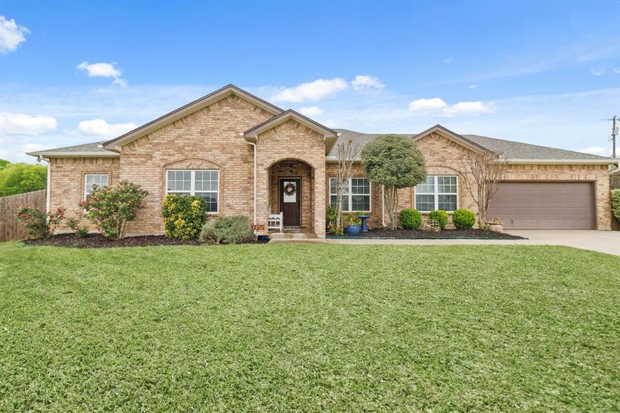 This Fort Worth beauty delivers the space, freedom, and single-story ease you are searching for and rarely find all in one place. Set on a spacious 0.36-acre cul-de-sac lot with no HOA, this well-maintained 3-bedroom, 2-bath home offers 1,838 square feet of comfortable living, an open-concept layout, and a large fenced backyard with a covered patio that makes everyday living and entertaining feel effortless.

The kitchen features a breakfast bar, ample counter space, and a dedicated dining area, while the private primary suite includes dual sinks, a walk-in closet, and a spacious shower. Well-sized secondary bedrooms and a dedicated laundry room add even more function to a layout that feels both practical and inviting.

Add in an epoxy-floor 2-car garage, extended driveway parking, a private water well, and EV charger ready for your electric vehicle, this home offers everything that you have been waiting for.
