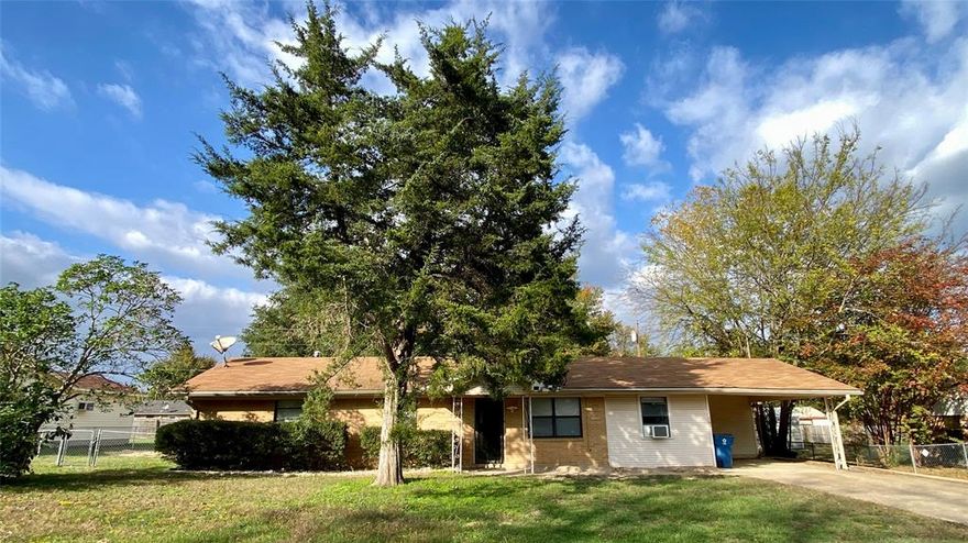 VERY WELL MAINTAINED AND MOVE-IN READY 4-BEDROOM 2-BATH HOME WITH DETACHED GARAGE and WORKSHOP.  Seller is selling As-Is.   Foundation repairs just completed.   This home could use some updates, however it is move in ready and would make a very nice Home for new Owners or even a rental Home for Investors.   The Refrigerator, Washer and Dryer are included with the purchase.